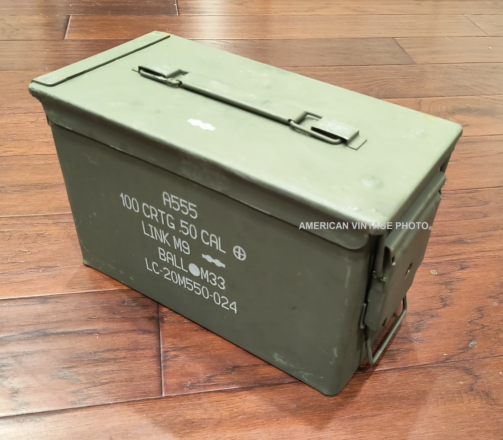 Ammo Can 50 Cal Can Grade 1 Genuine USA No Paint, No Marker, BEST! + P38 Opener