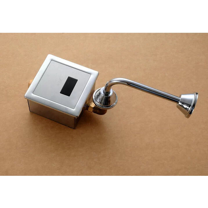 Bathroom Lavatory Automatic Urinal Sensor Flush Valve Mixer Faucet Wall Mount