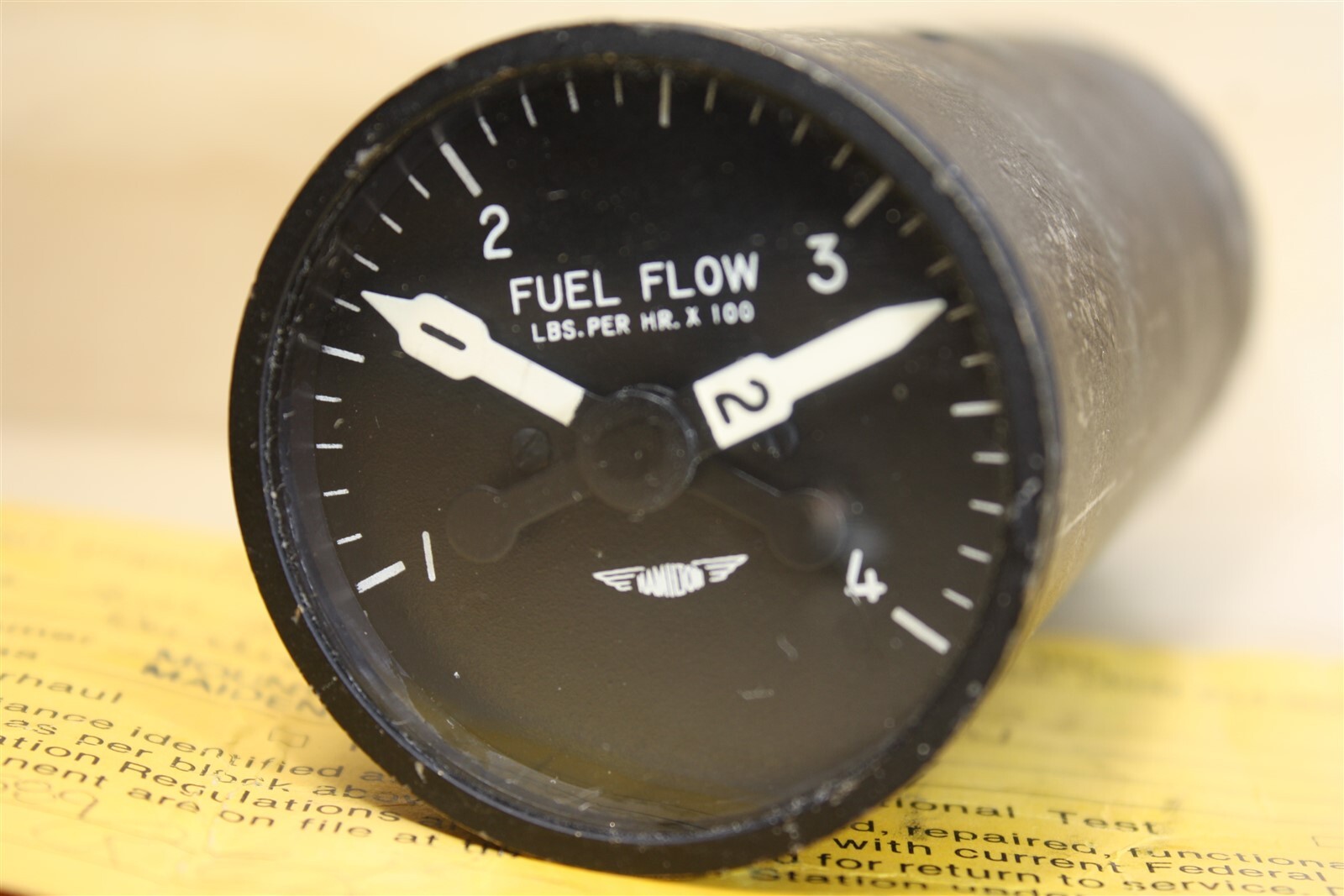 Bendix 25602-A370-7-A1 Autosyn Dual Fuel Flow Indicator
