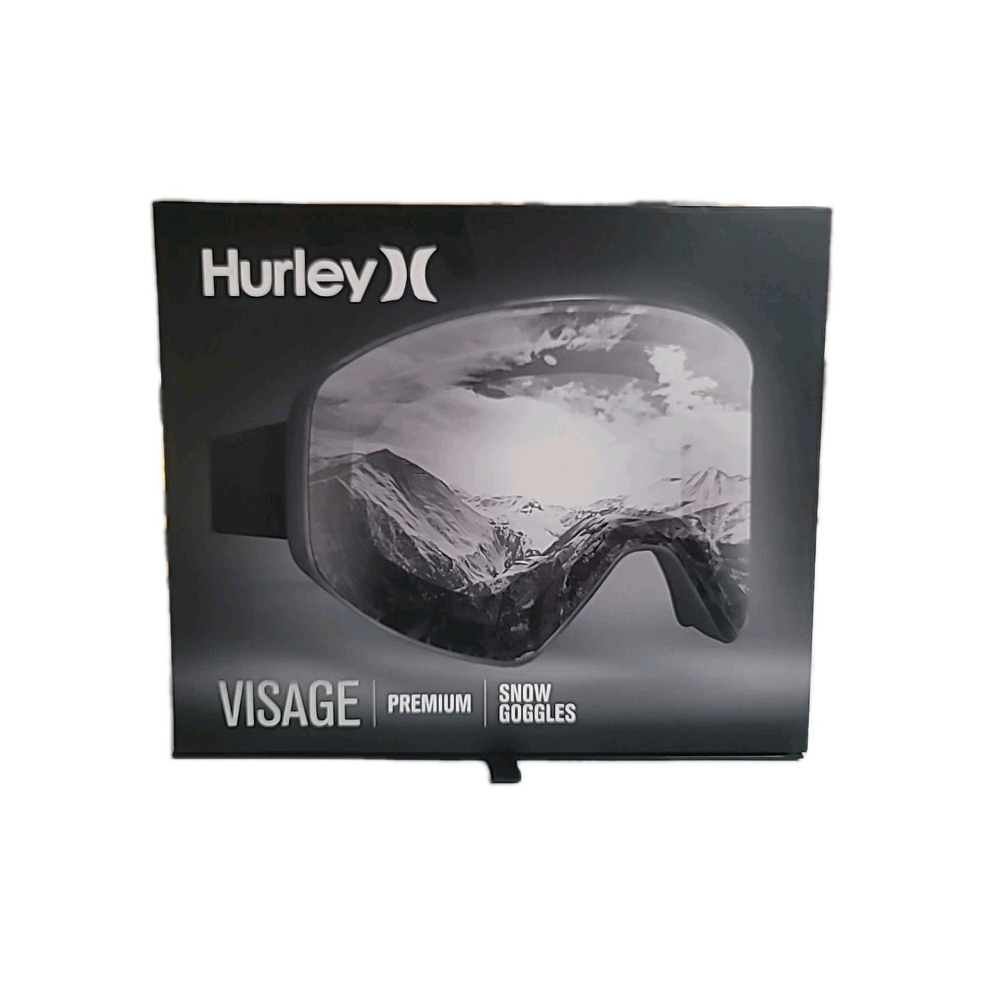 NEW Hurley Visage Premium Snow Adult Goggles Snowboarding Ski Blue/Persimmon