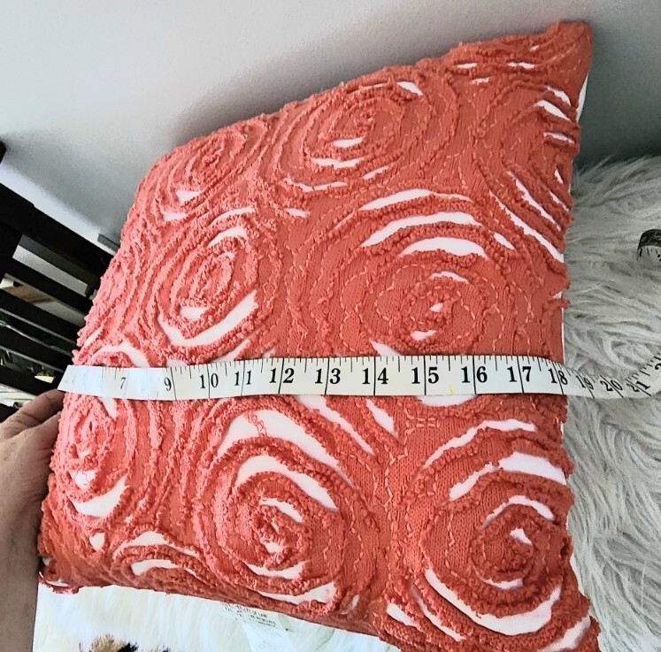 Pillowfort accent pillow coral color