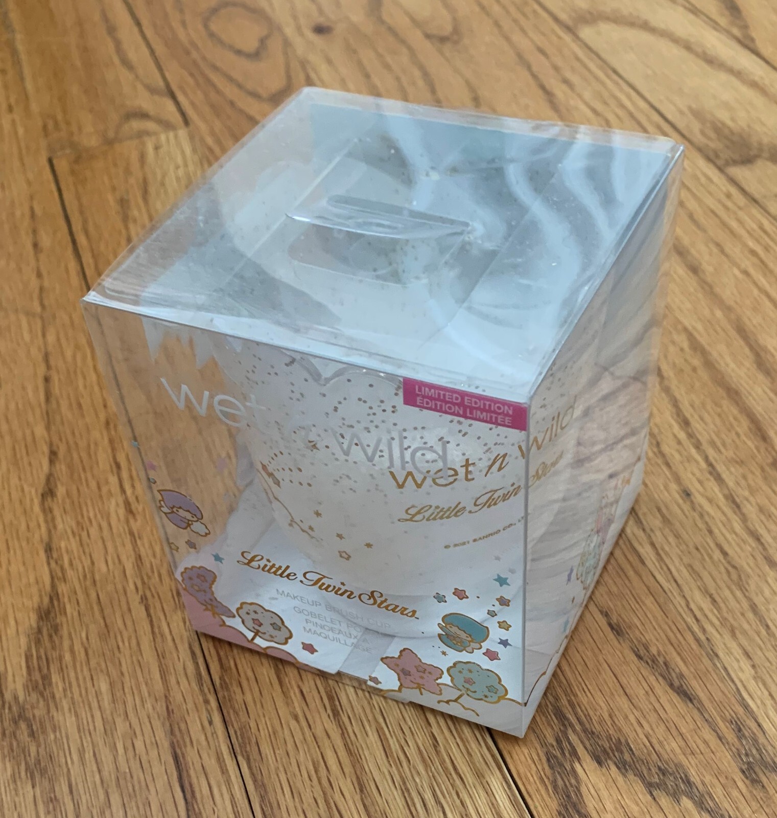 Wet n Wild Sanrio Little Twin Stars Kiki / Lala Makeup Brush Cup NIB