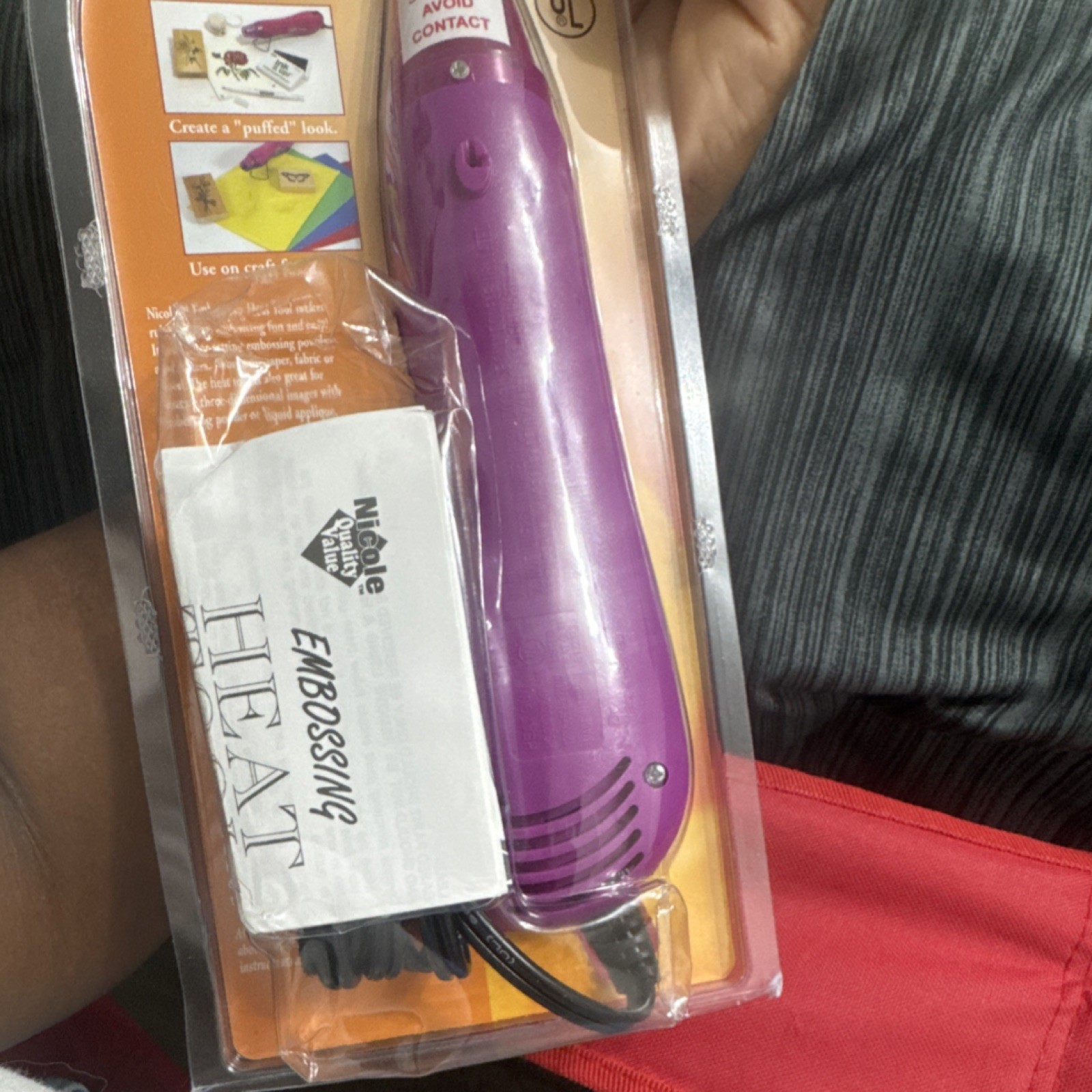 Nicole STE 2000 Embossing Heat Tool, Purple