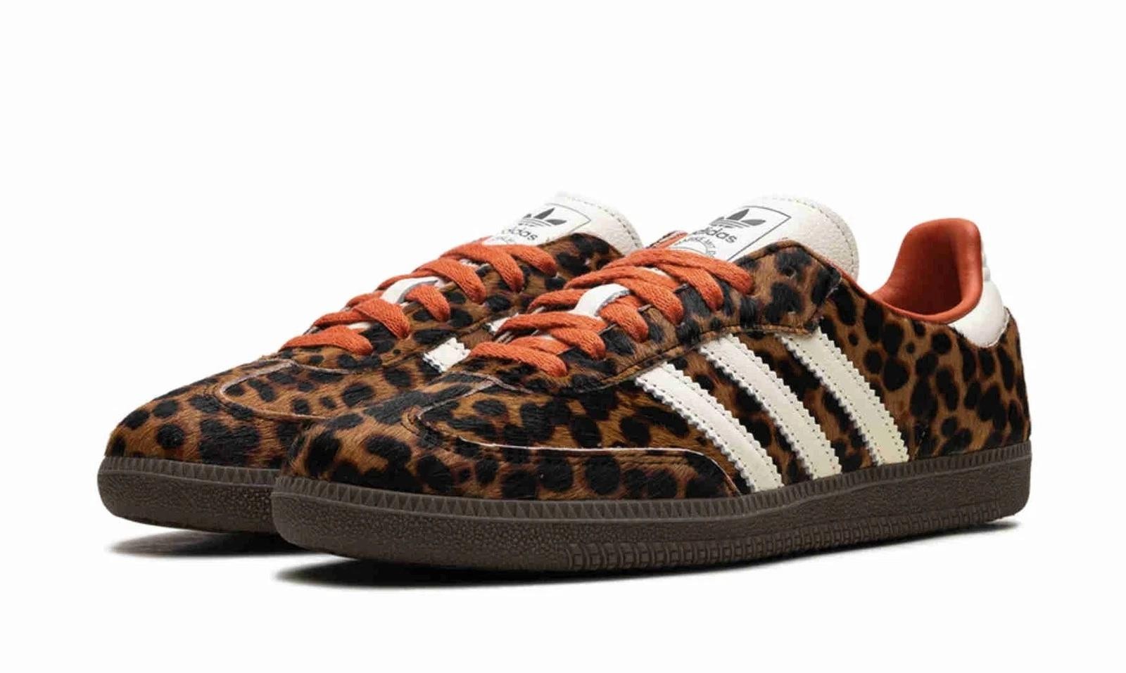 Adidas Samba OG Preloved Red Leopard (Women's) JI2734 New