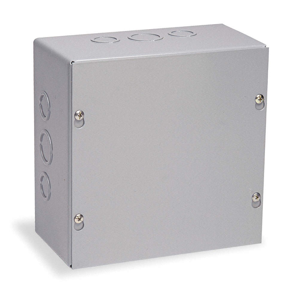 WIEGMANN SC101206NK Enclosure,Mtlc,12In.Hx 10In.Wx6In.D 4DMV3