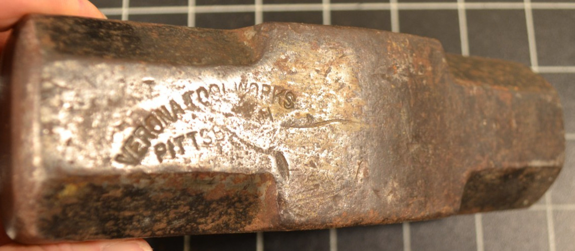 VERONA TOOL WORKS - 8# - SLEDGE HAMMER HEAD -BLACKSMITH - GOOD CONDITION