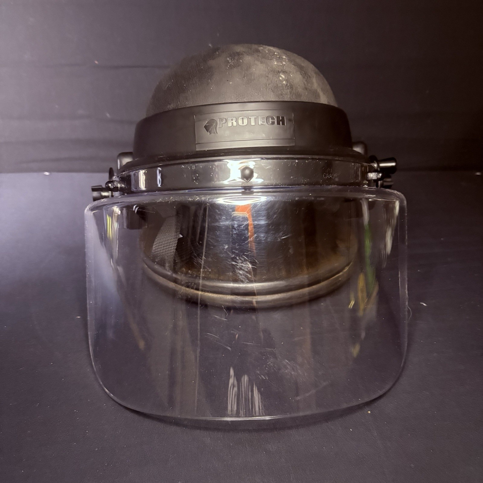 Protech Ballistic Helmet 3A (IIIA)Size Medium Removable Face Shield Bullet Proof