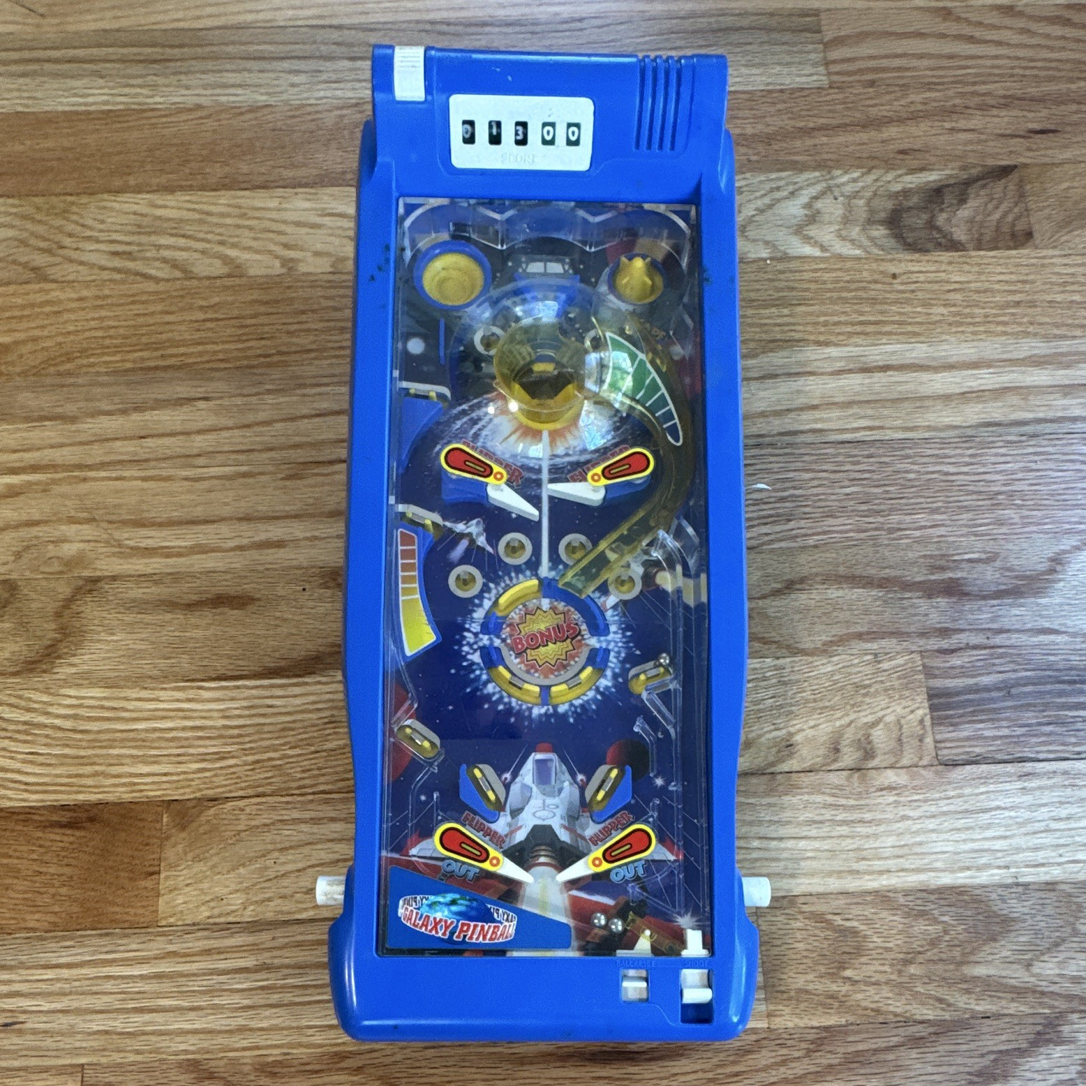 Radio Shack Galaxy Pinball antique Handheld Electronic Pinball Game - Blue