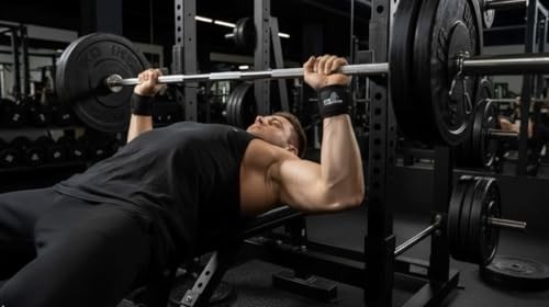 Wrist Wraps - 18-Inch Premium Support Wraps with Thumb Loop for Black