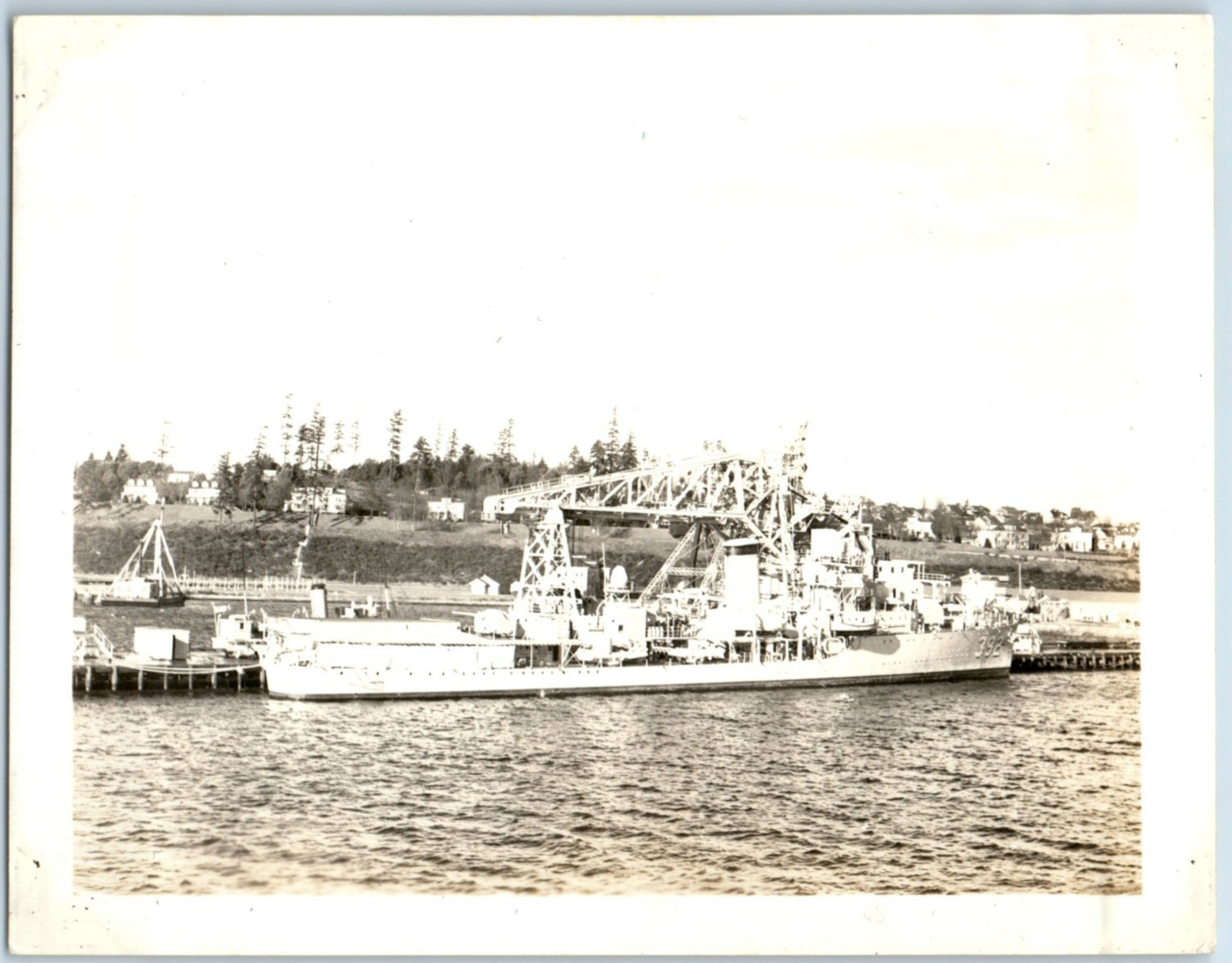 1938 U.S.S. Janis Navy Ship Bremmerton, WA Photo P122