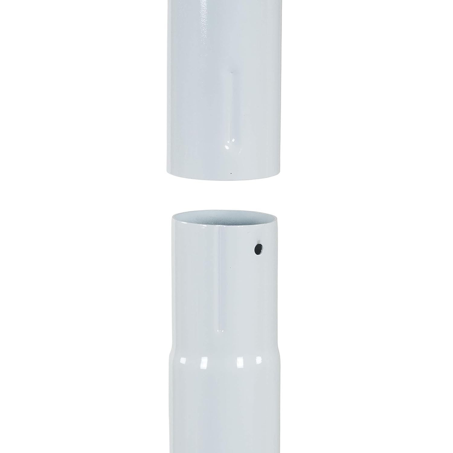 Mega Outdoor Clothesline Single T-Post White