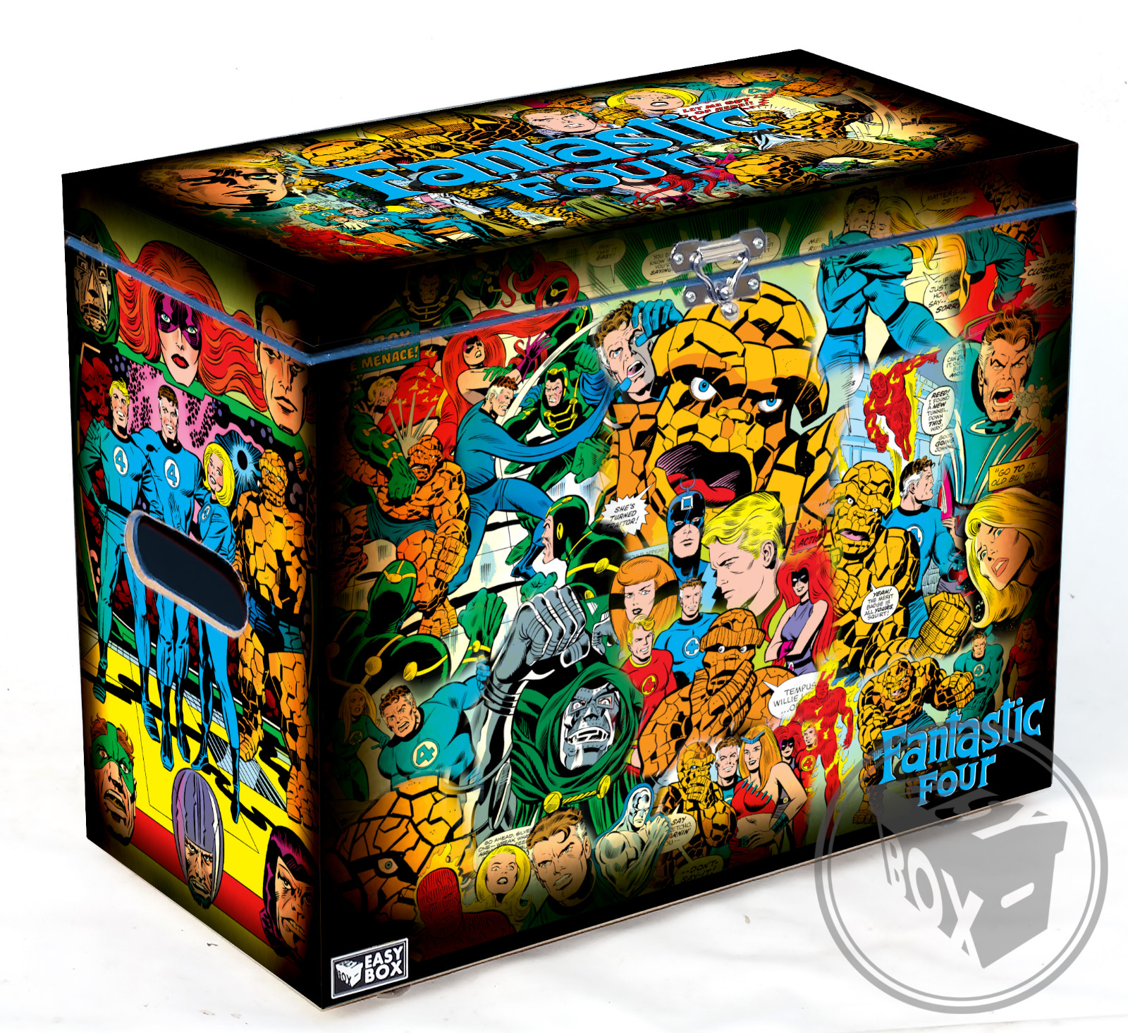 Fantastic Four Classics - Large Comic Book Hard Storage Box Chest MDF