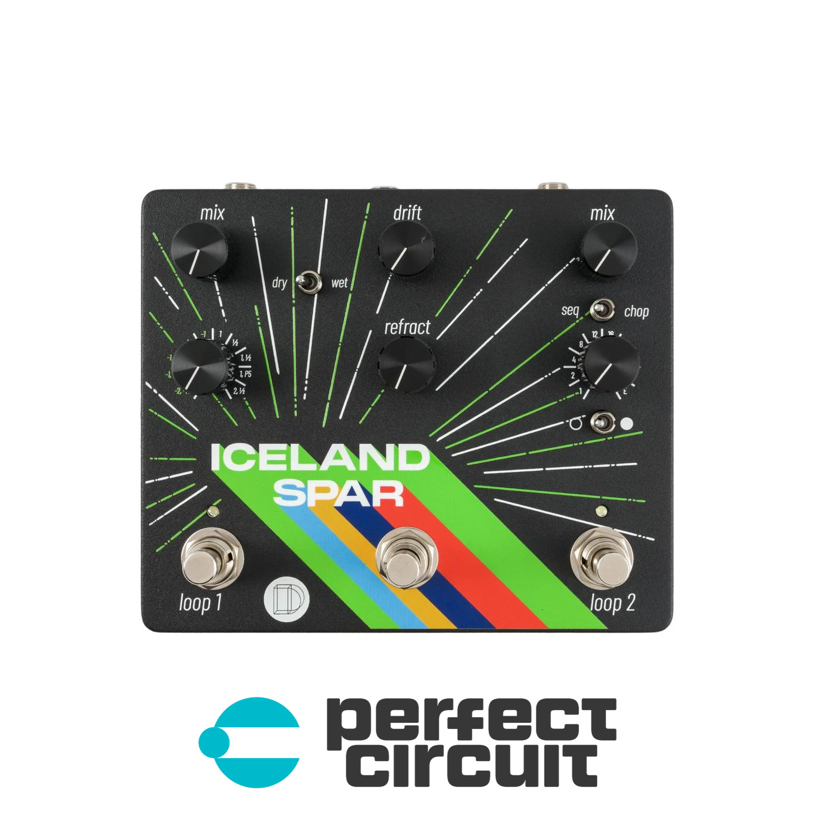 Discomfort Designs Iceland Spar Dual Looper EFFECTS - NEW - PERFECT CIRCUIT
