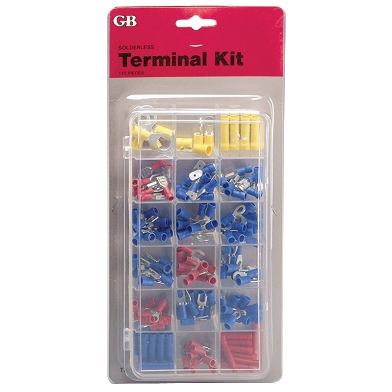 Gardner Bender TK-175 Wire Connector/Terminal Kit, Solderless, Assorted, For: 22