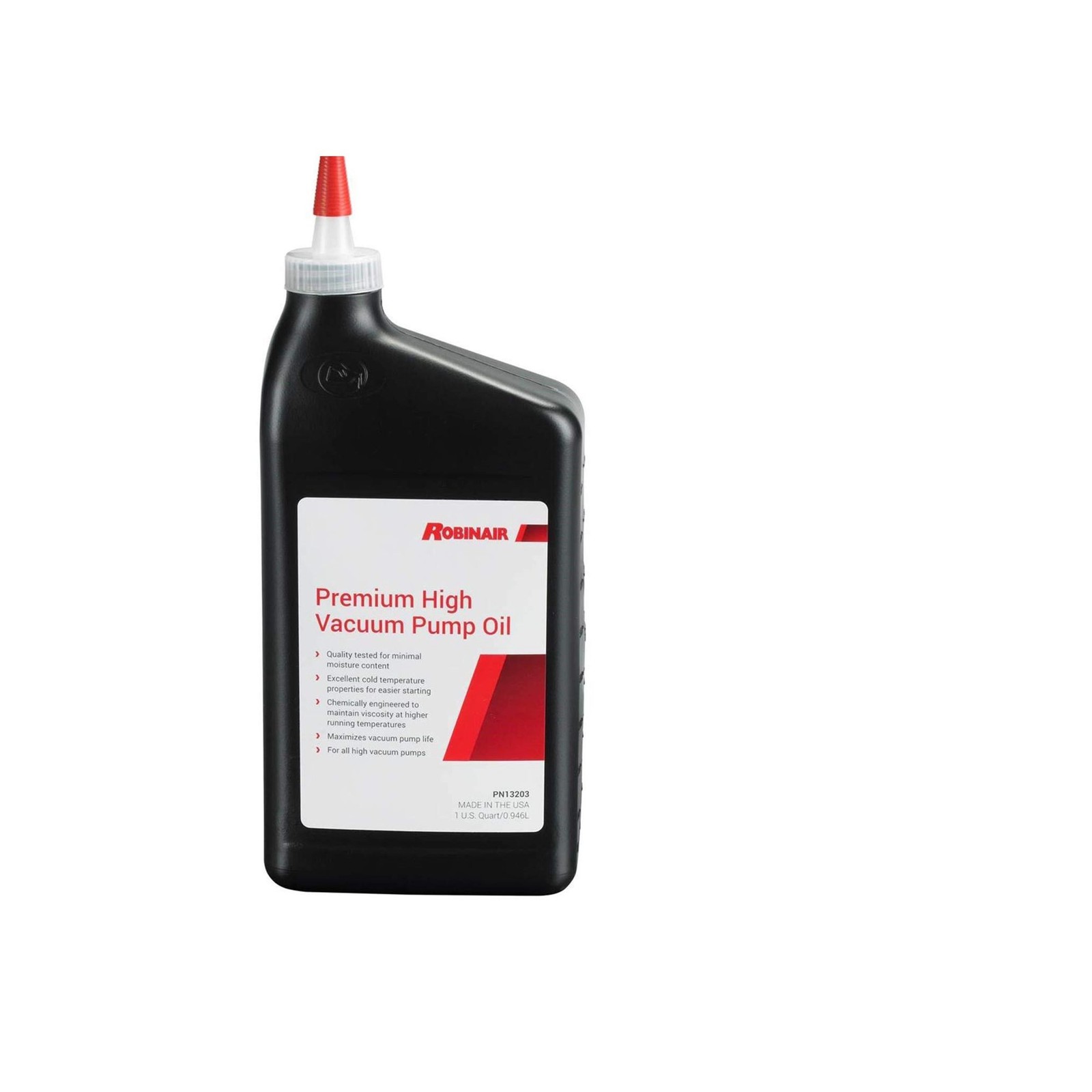 Robinair Premium High Vacuum Pump Oil PN13202 1 Quart/ .946L
