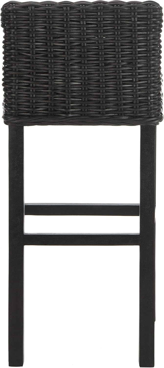 Home Collection Cypress Cappuccino Wicker 30-inch Bar Stool