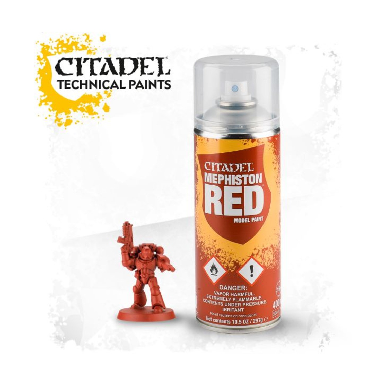 GW Citadel Spray Paint Mephiston Red Spray New
