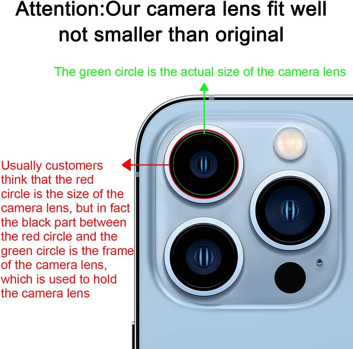 OEM Back Camera Glass Lens Replacement for iphone 13 pro / 13 max