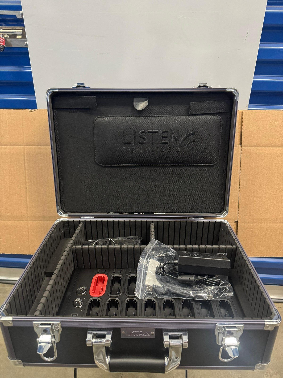 Listen Technologies LA-380-01 Intelligent Charging Tray with Accessories