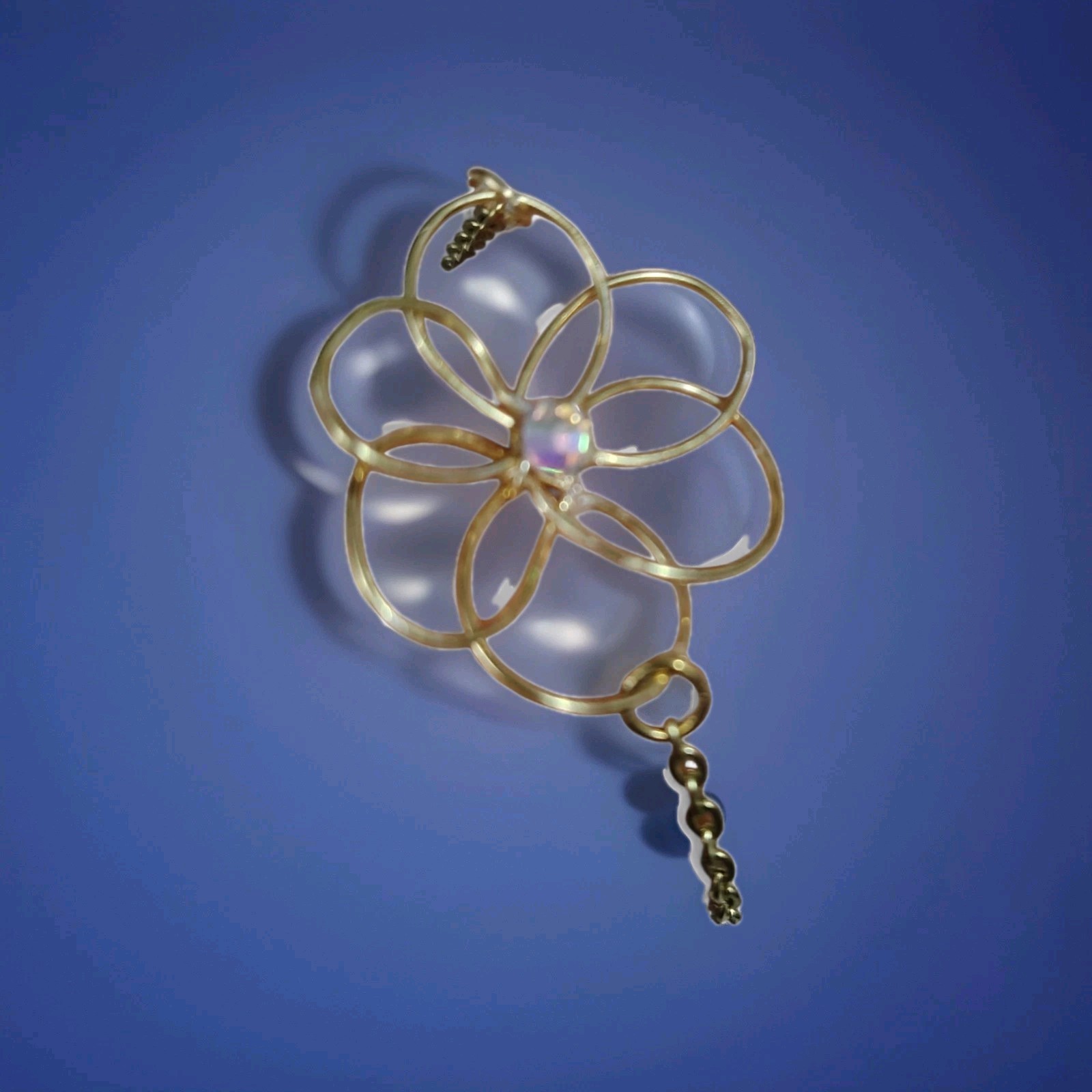 Beautiful Wire Flower Bracelet
