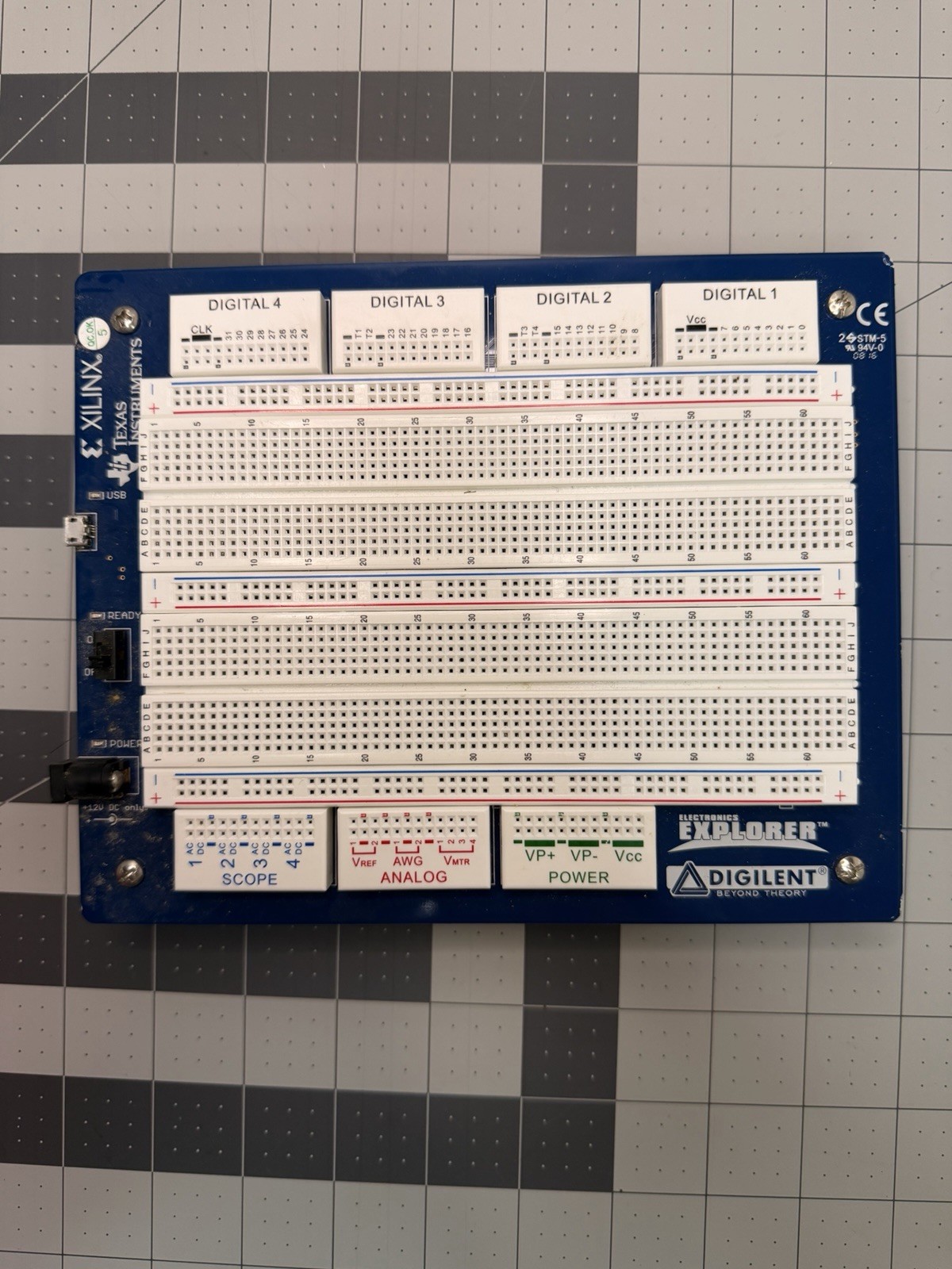 Digilent Electronics Explorer Board - All-in-One USB Oscilloscope, Power Supply