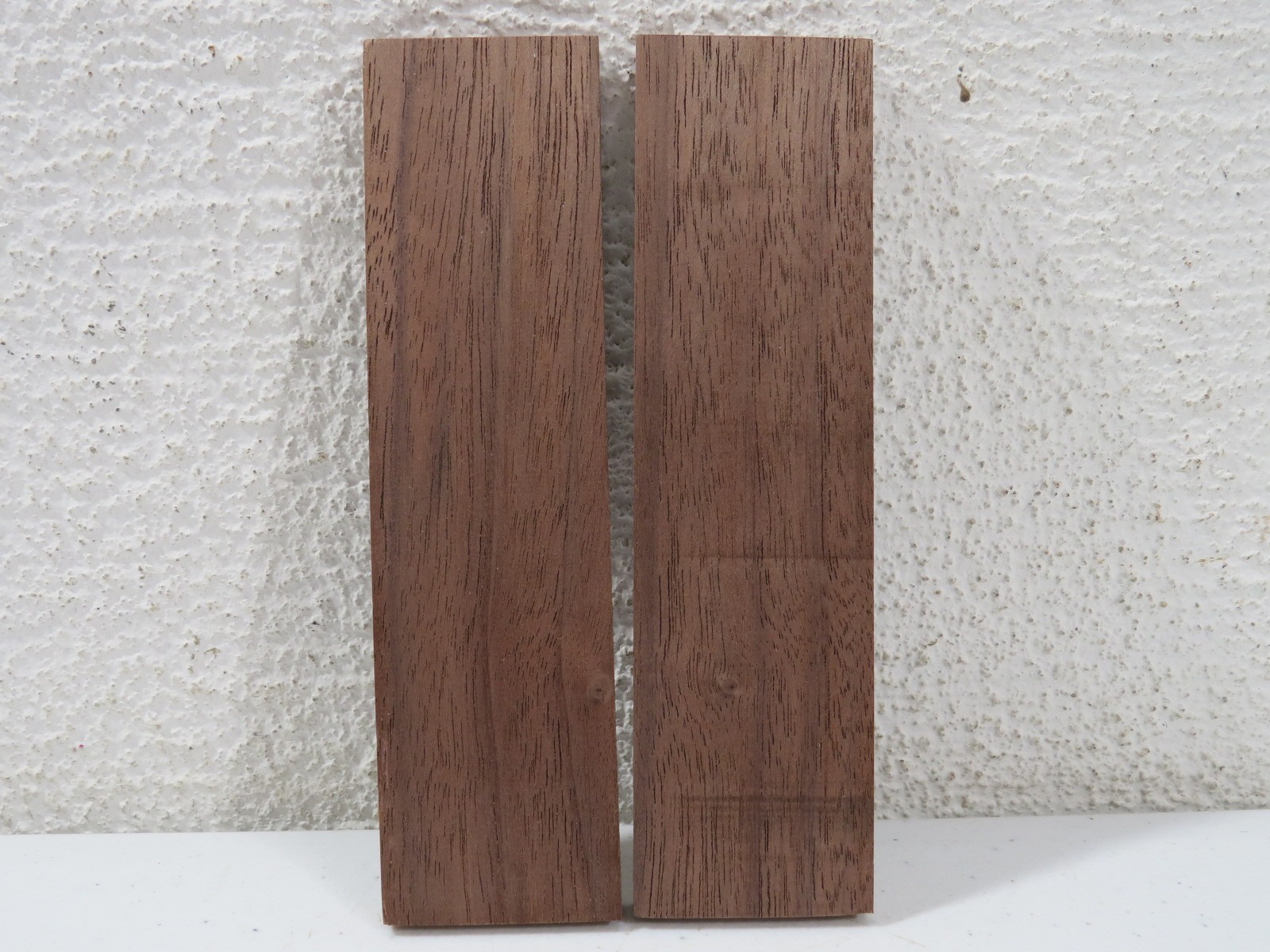 Black Walnut Knife Scales Figured Exotic Bookmatched  5'' x 1 3/8'' x 5/16''