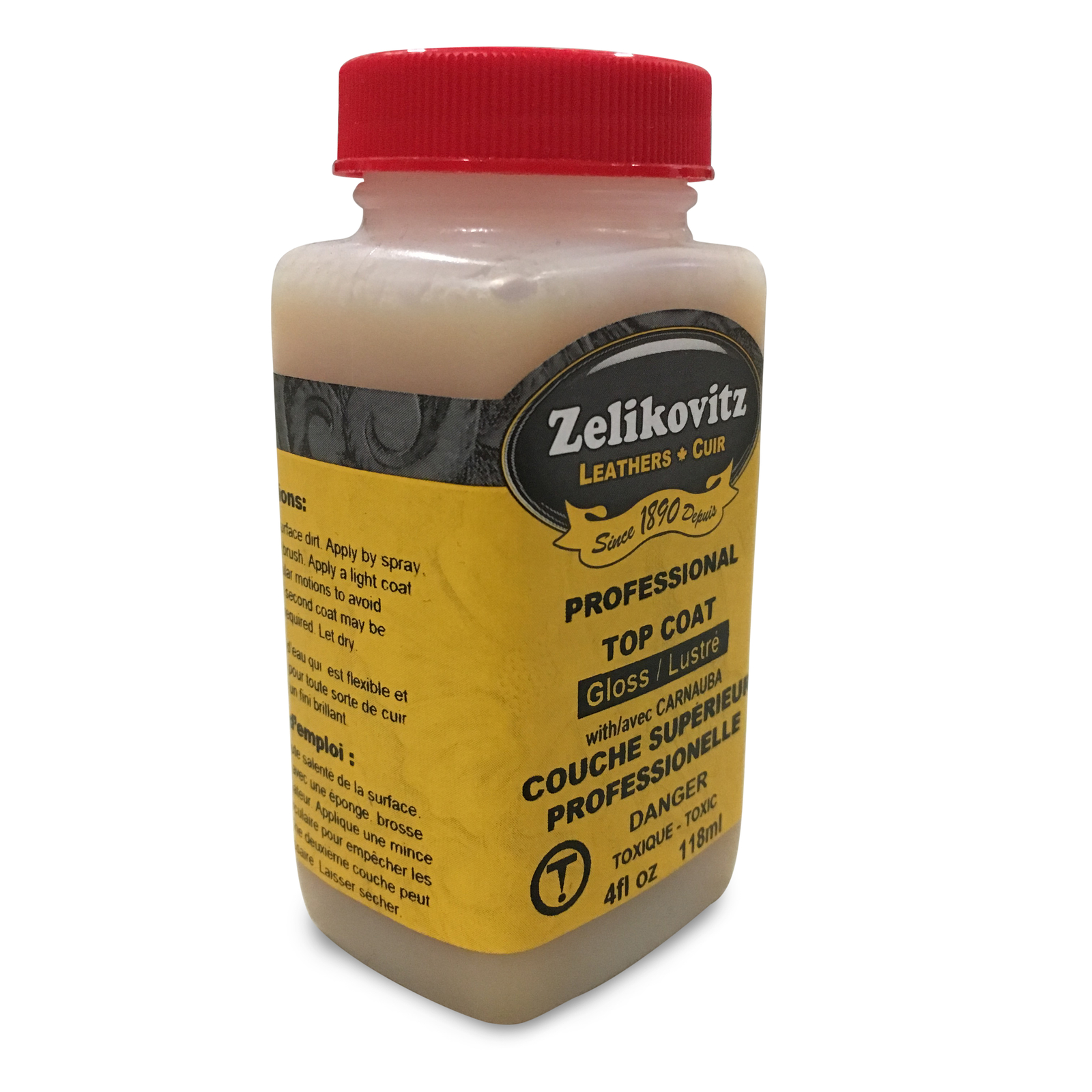 Zeli Professional Topcoat - Gloss w/Carnauba 4 oz