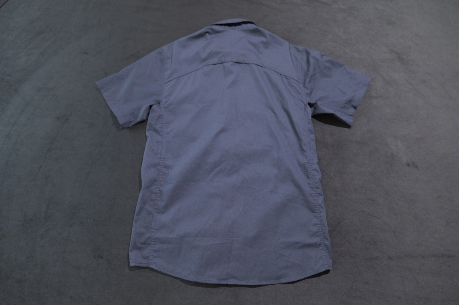 First Tactical Shirt Mens Medium Navy Blue Button Up Short Sleeve Security