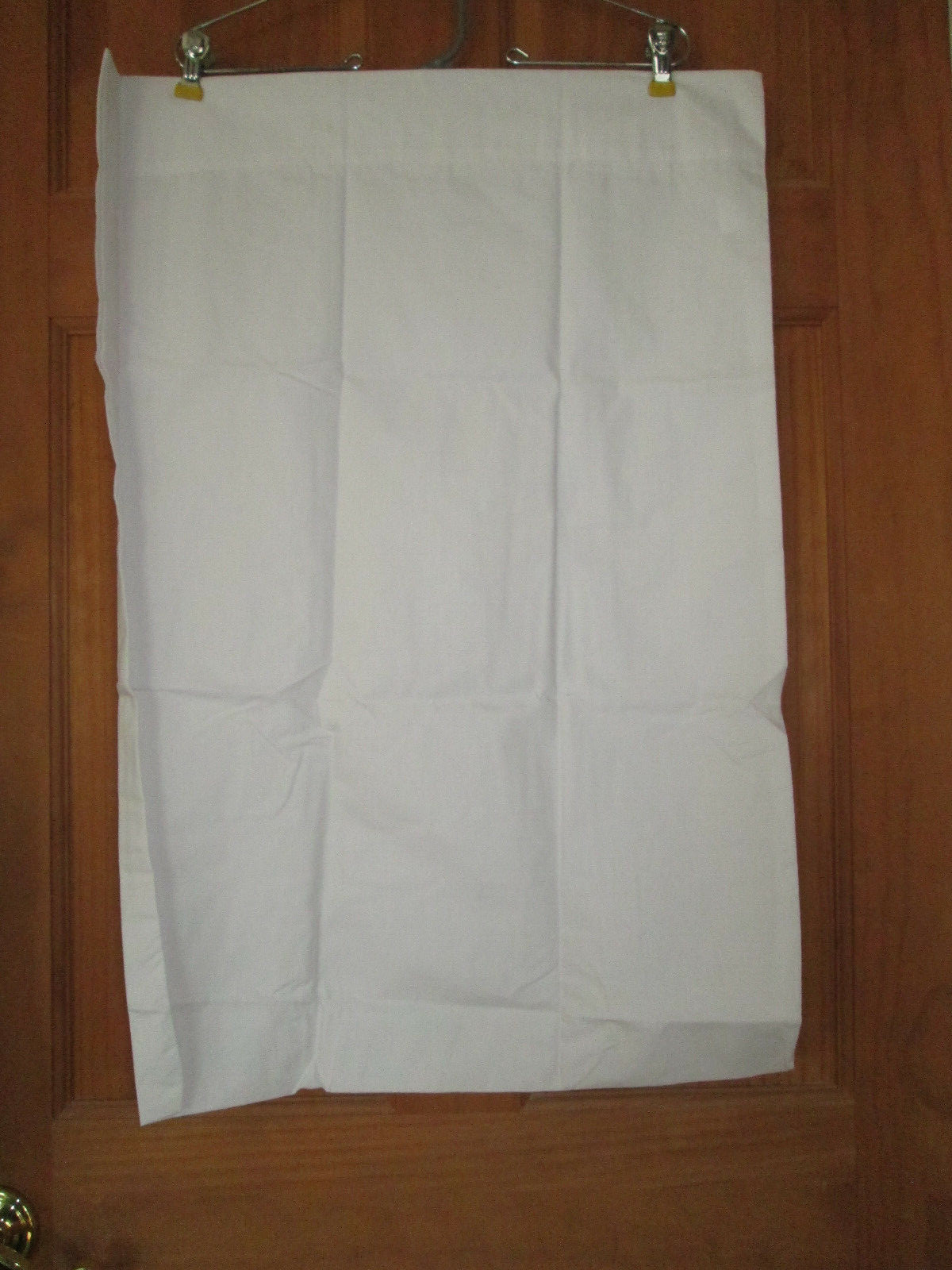 Set of 2 White Polycotton Pillowcases, Zeyneb, 30" x 21" NIP
