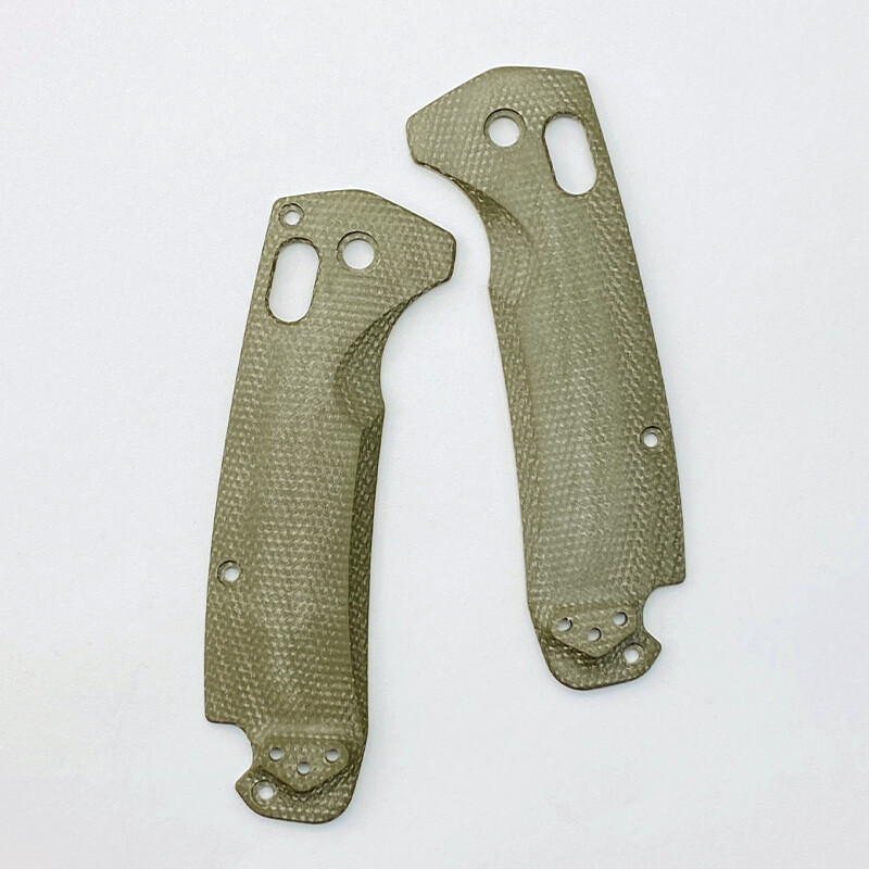 2PC Replacement Handle Custom Micarta Blade Scale For Benchmade North Fork Knife