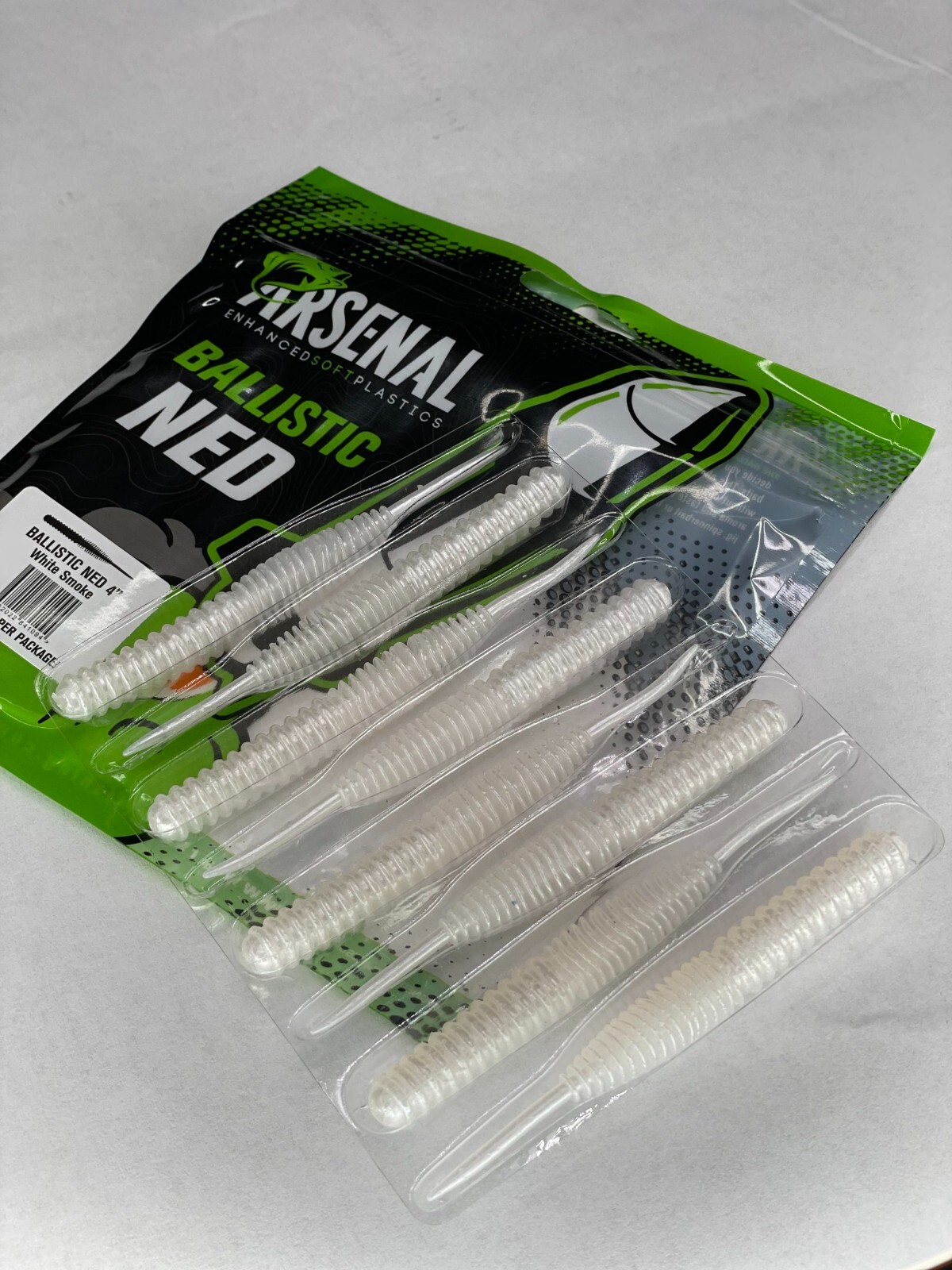 Arsenal Ballistic Ned 4" - Color - White Smoke