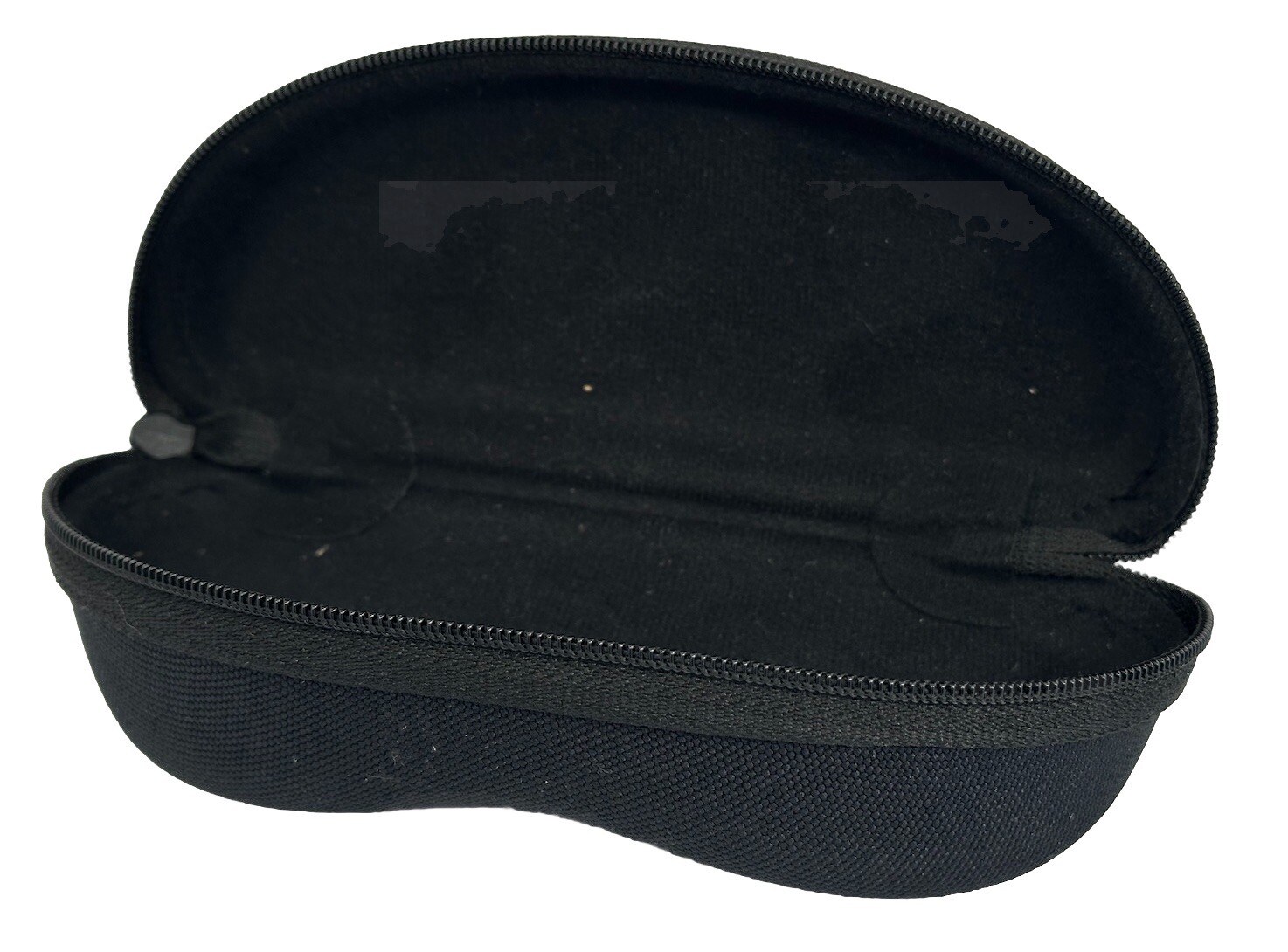 NEW SPYDER Black Semi Soft Clamshell Eyeglasses Case With Zipper Closure
