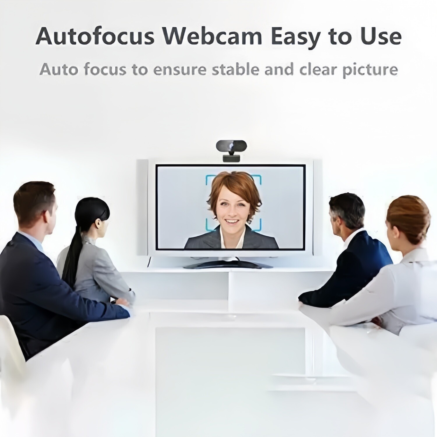1080P Full HD USB Webcam for PC Desktop, Laptop Web Camera with Microphone Black