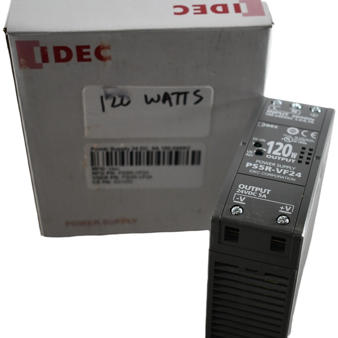 NEW IDEC PS5R-VF24 Power Supply 24VDC 5A 120W DIN Rail Mount