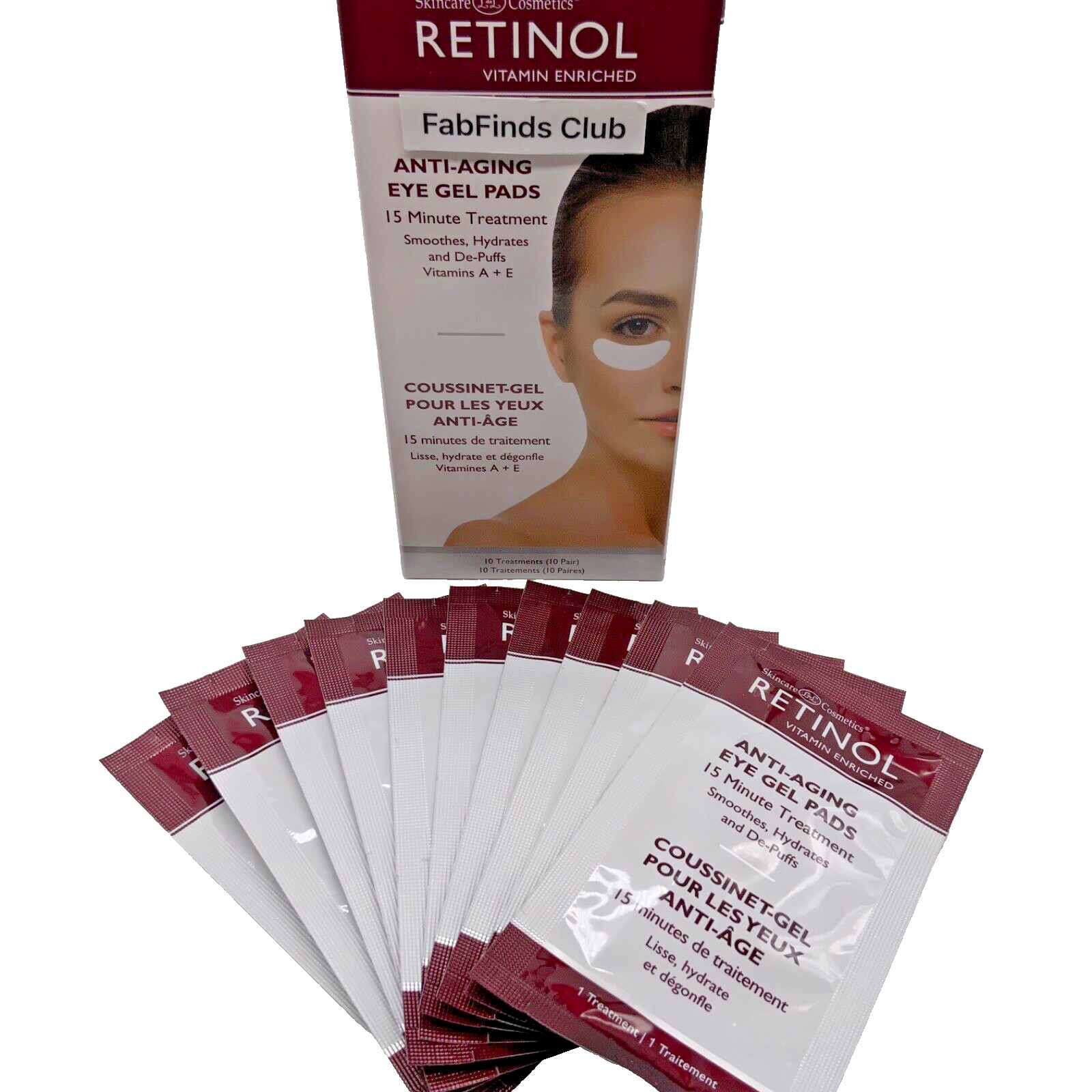 Skincare Cosmetics Retinol Anti-Aging Gel Eye Mask 10 Pairs