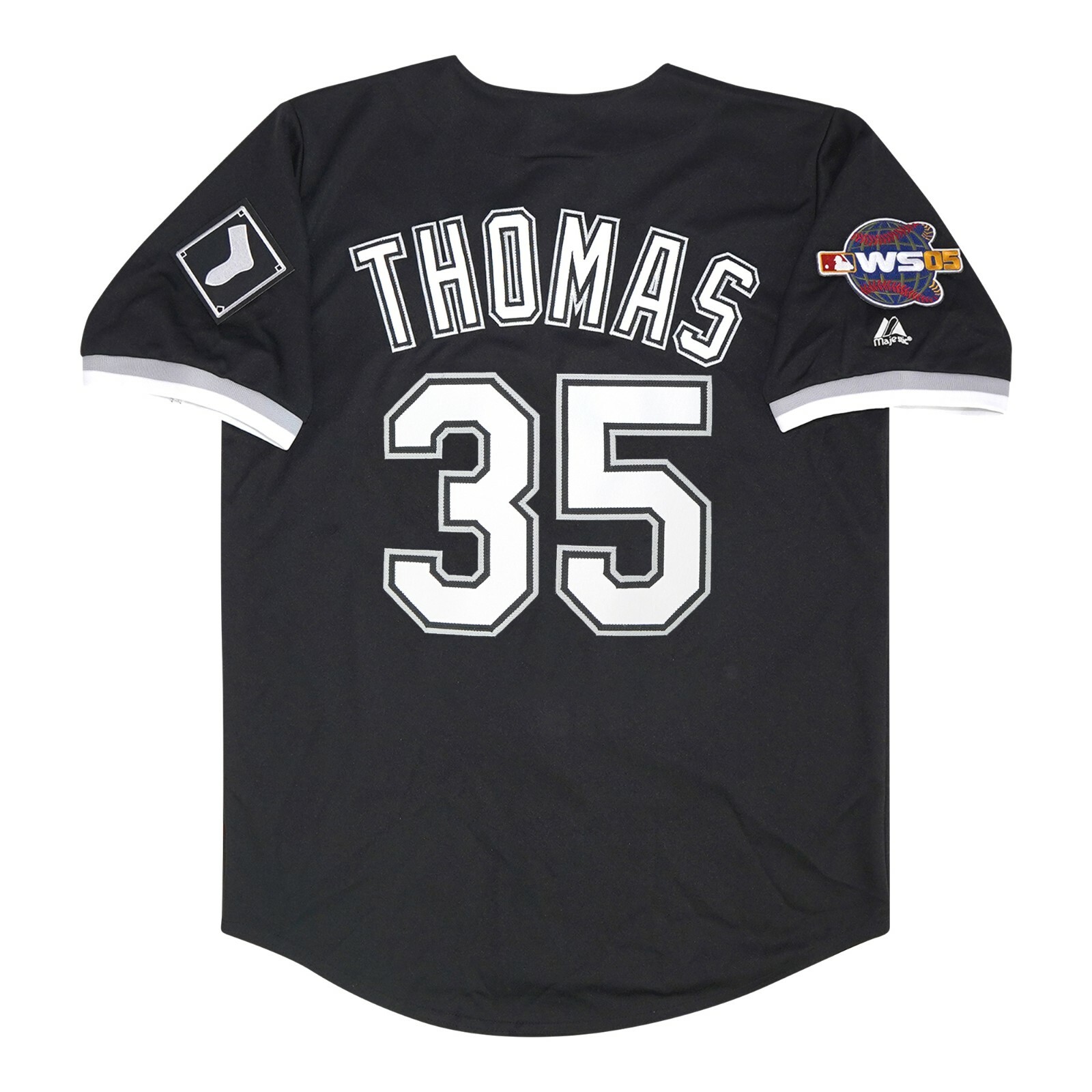 Frank Thomas Chicago White Sox 2005 World Series Alt Black Men's Jersey (S-3XL)