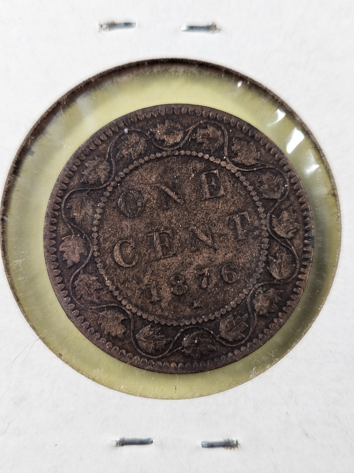 COIN - CANADA - 1 CENT 1876H