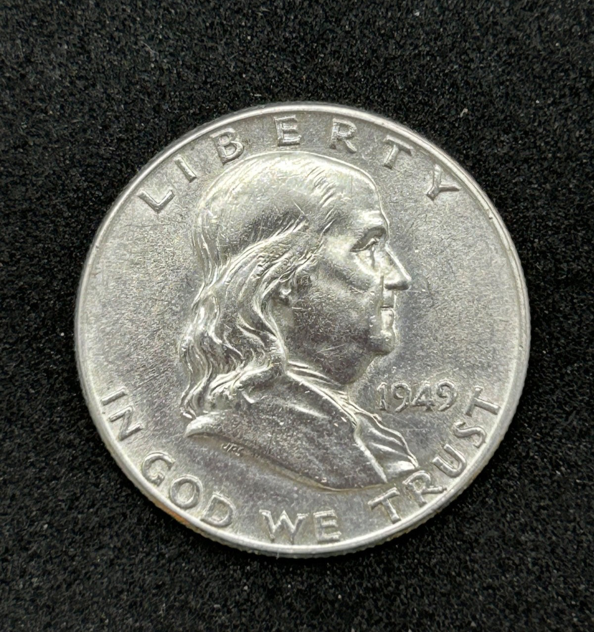 1949 Benjamin Franklin Half Dollar Uncirculated 90% Silver