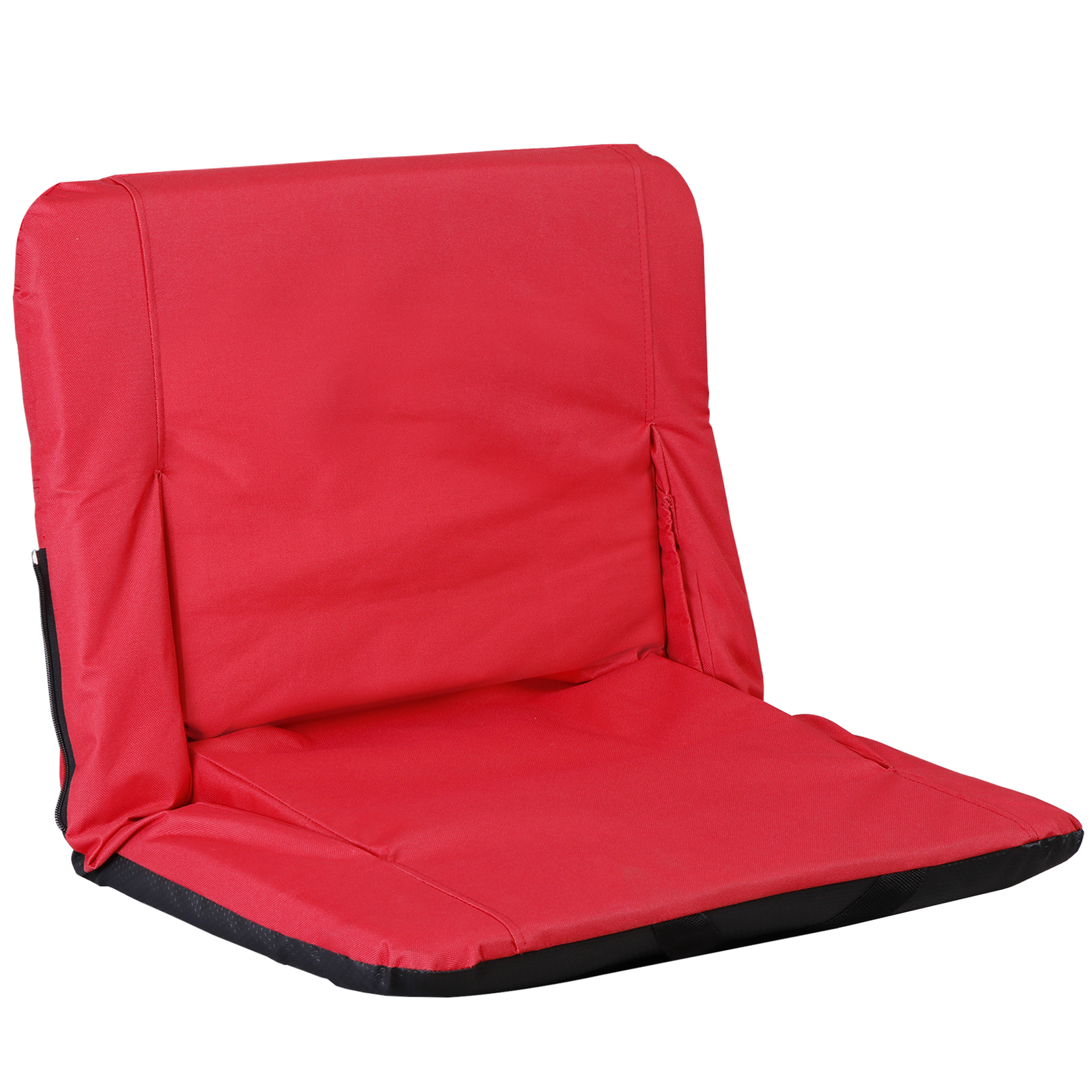 2 Pack Stadium Seating for Bleachers Stadium Seats with Back Support Cushion Red