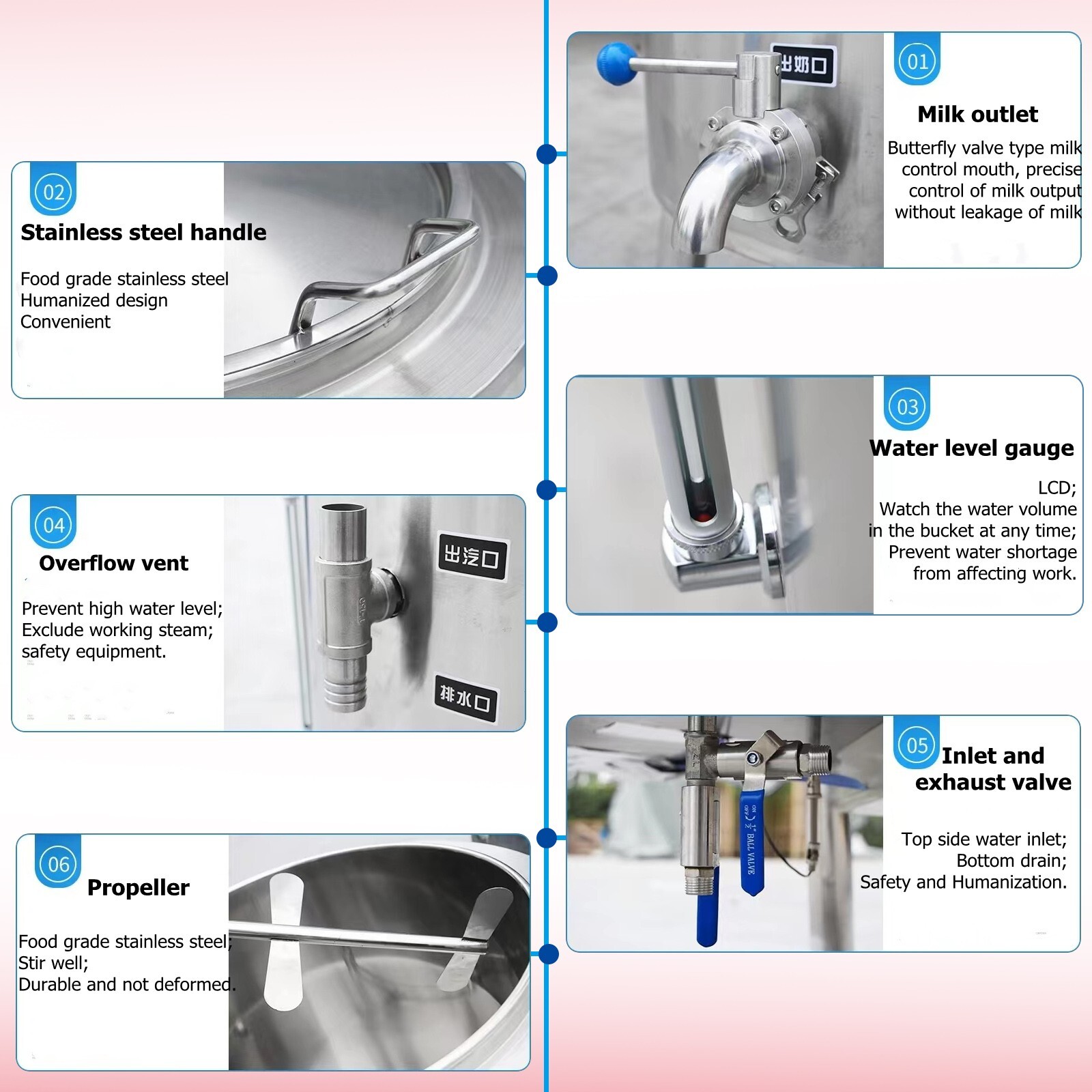 Kolice Commercial 100L Pasteurization Machine with Cooling Function for Liquid