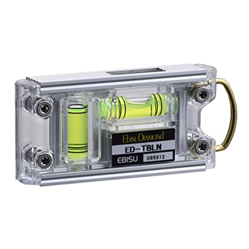 ED-TBLN Ebisu Aluminum Level 100Mm Tobi Silver & Green Edtbln Japan Bubble Tube