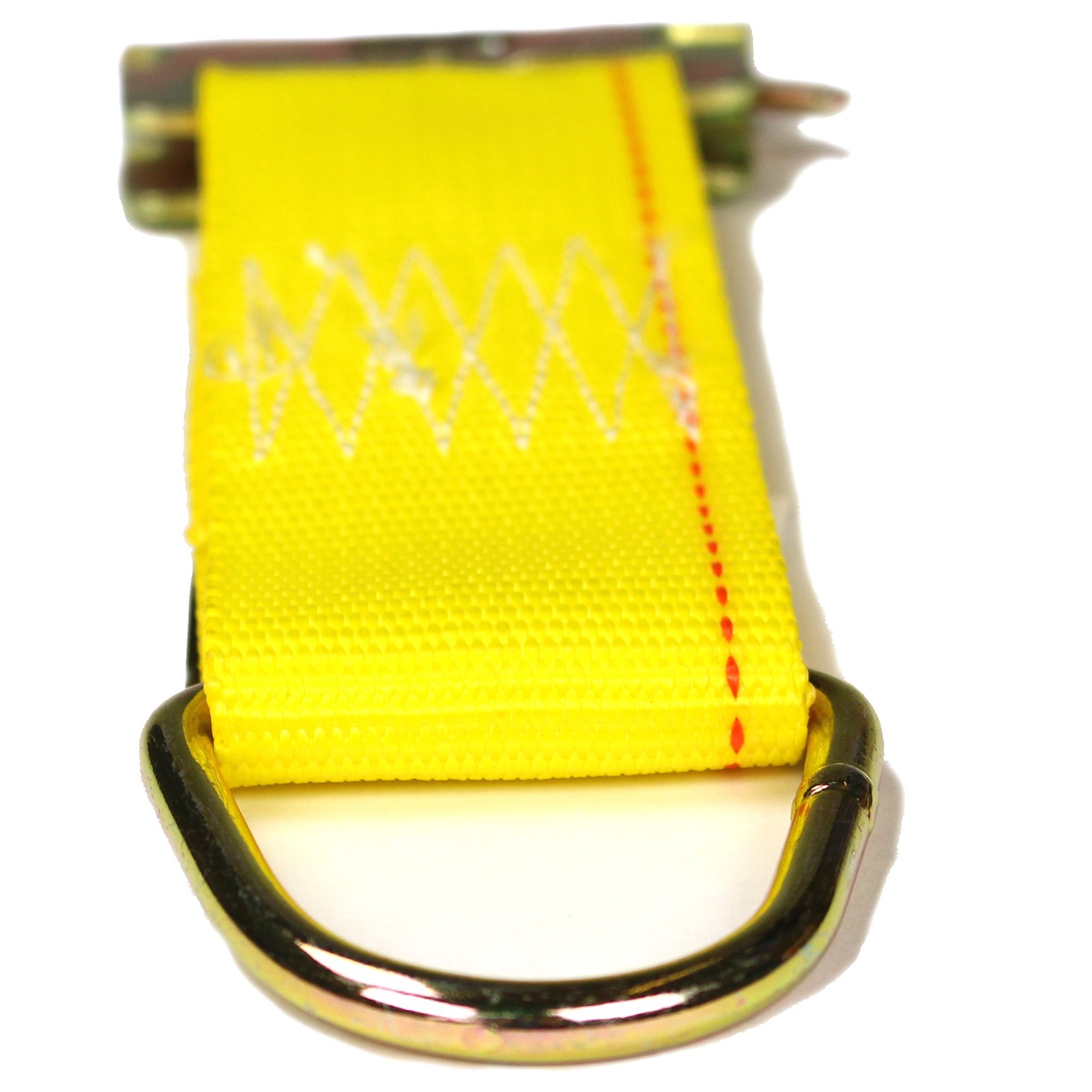 DC Cargo Mall E-Track Rope Tie-Offs, 2" x 6" Tie Down Straps - 4-pack, Yellow