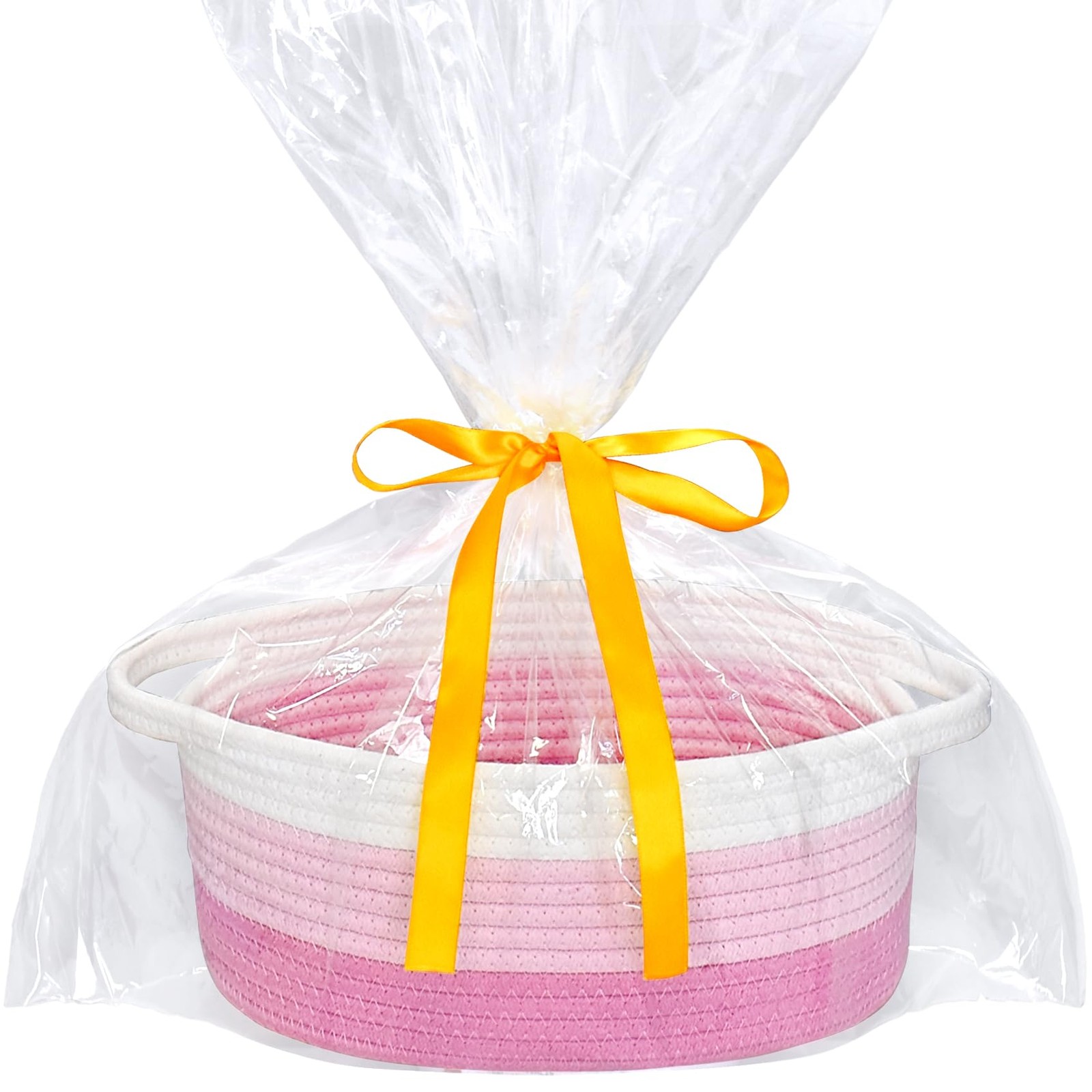 ABenkle Small Basket with Gift Bags and Ribbons, Empty Gift Baskets for Mothe...