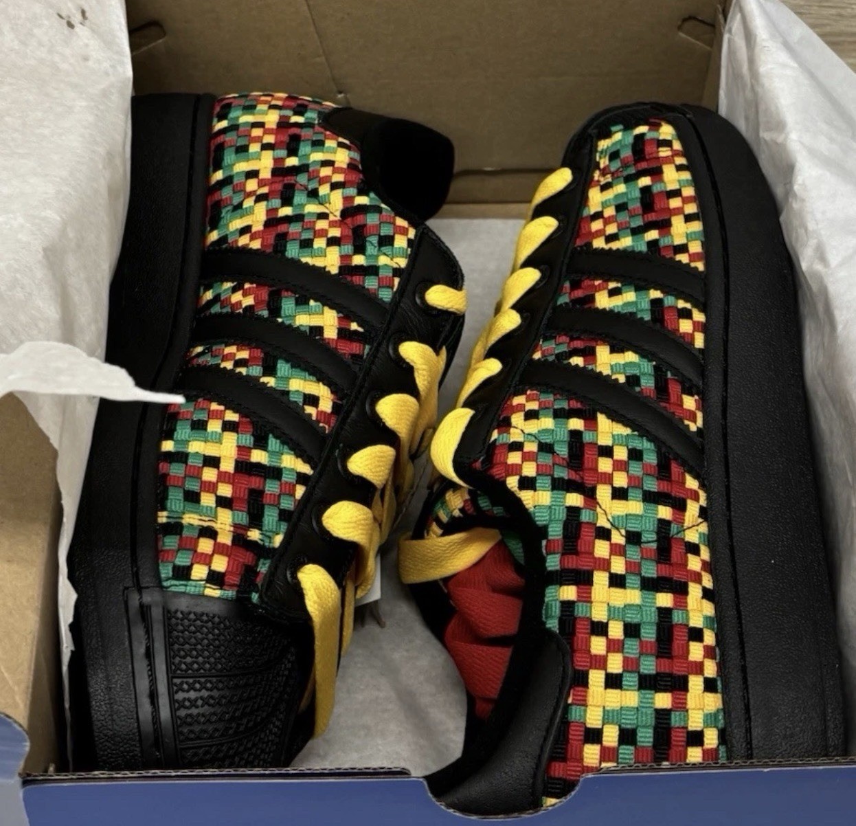 Adidas Superstar II x Bob Marley Jamaica IH9785 Men's Sizes 5-13 RARE