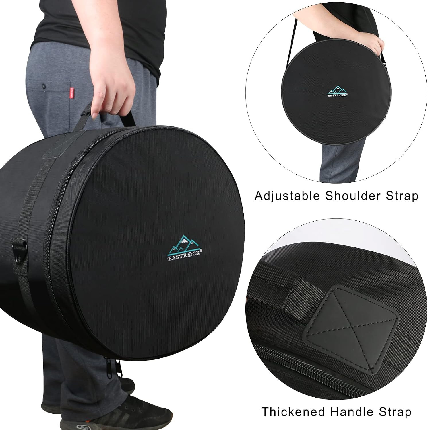 10" X8" Tom Drum Bag, Tom Drum Cases 15 Mm Thick Padding | Multi-Layer
