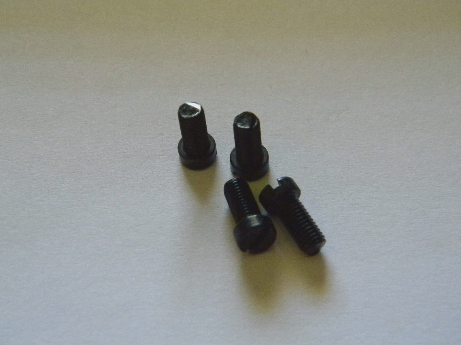 Gun Screws- Blued Slotted Fillister Head 6-48 X 5/16 (4)
