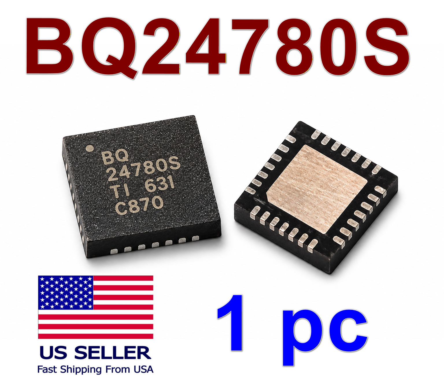 1pc New BQ24780SRUYR 24780S BQ24780S XQ24780S QFN-28  FAST US SHIPPING