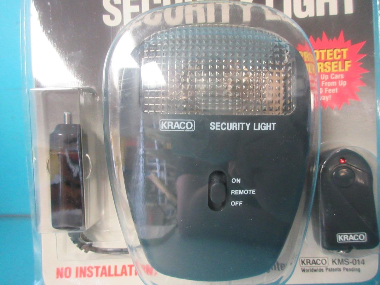 NEW CAR SECURITY LIGHT REMOTE CONTROLLED KRACO KMS-014 Light 50 FEET AWAY