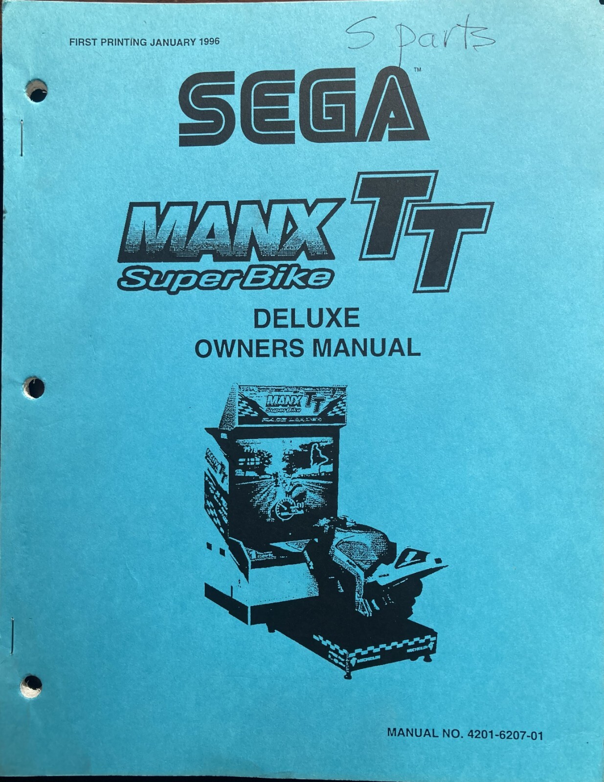 Manx TT Arcade Game Manual