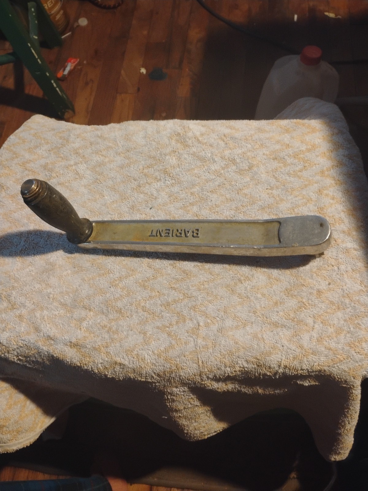 Barient 11" Chrome Over Bronze Non-locking Winch Handle
